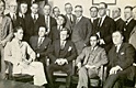 Leopold and Loeb spent seven months preparing for the murder, but upon questioning, their alibis fell apart. Soon after, Loeb confessed, followed by Leopold. Although their confessions corroborated most of the facts in the case, each blamed the other for the actual killing.<BR><BR>Here, prosecutor Robert Crowe (front row, center) sits with Richard Loeb (seated on left in light-colored suit) and Nathan Leopold (seated to left of Crowe) after the boys confessed to the kidnapping and murder of Bobby Franks.