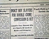 Newspaper coverage after the confession