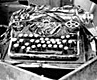 The typewriter Nathan Leopold used to type the ransom notes. When Leopold and Loeb learned that the body of Bobby Franks had been found, they destroyed the typewriter and burned the robe used to move the body.