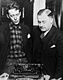 Nathan Leopold and defense attorney Clarence Darrow examine the typewriter Leopold used to type the ransom notes. When Leopold and Loeb learned that the body of Bobby Franks had been found, they destroyed the typewriter and burned the robe used to move the body.