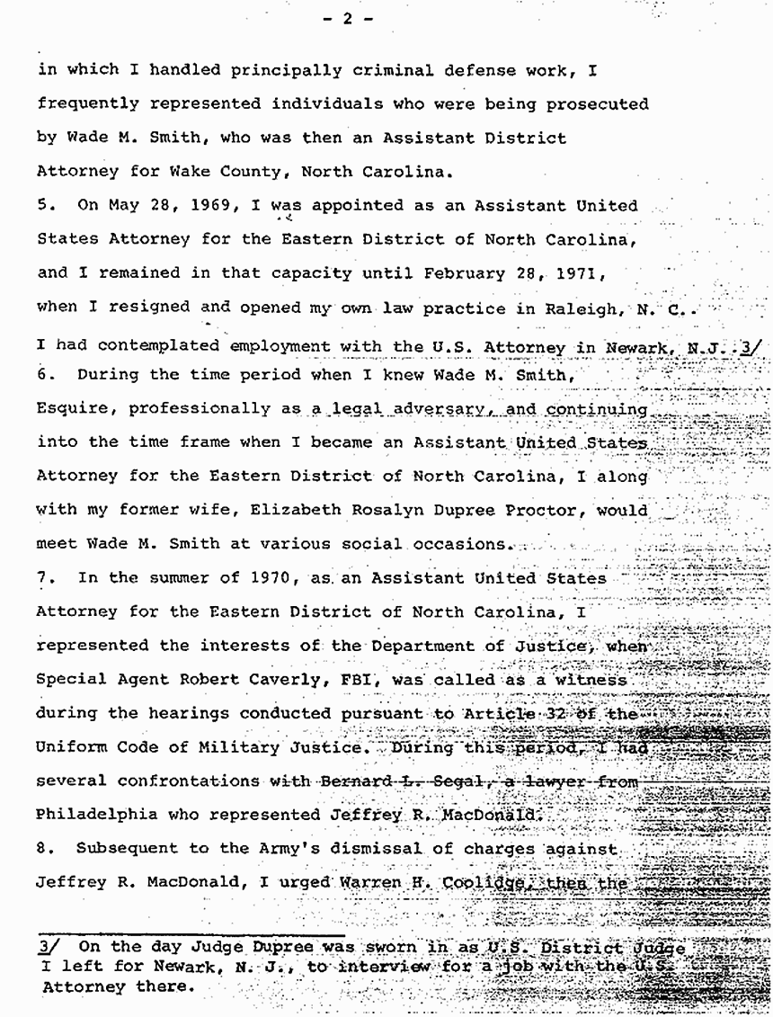 July 12, 1984: Affidavit of Jimmie Proctor p. 2 of 4
