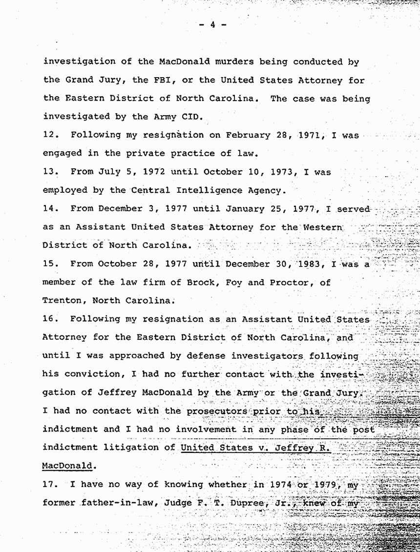 July 12, 1984: Affidavit of Jimmie Proctor p. 4 of 4
