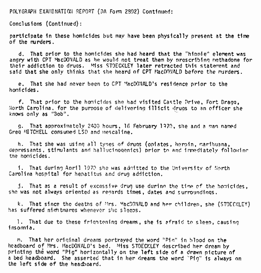April 23-24, 1971: Polygraph examination of Helena Stoeckley, p. 5 of 7