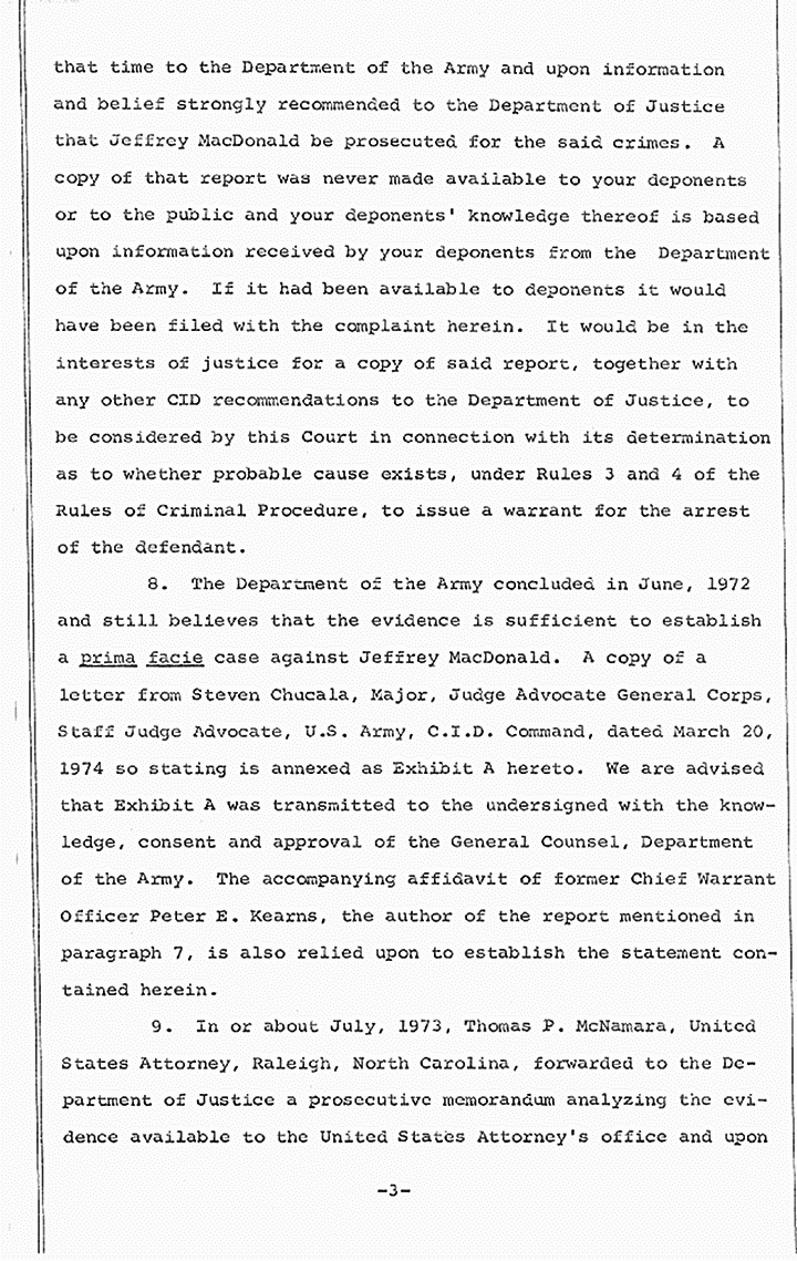 April 30, 1974: Affidavit and Motion of Alfred and Mildred Kassab, p. 3 of 6