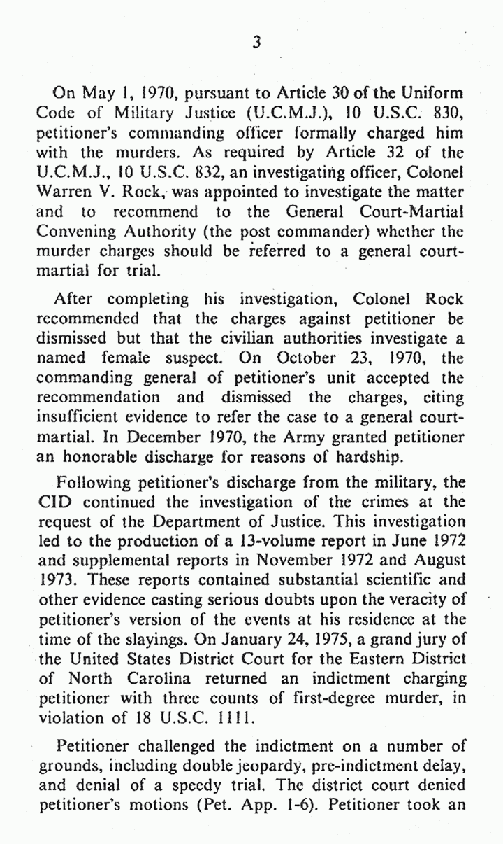 February 1979: Supreme Court of the United States, On Petition for Writ of Certiorari to the U. S. Court of Appeals for the 4th Circuit: Brief for the United States in Opposition, p. 3 of 9