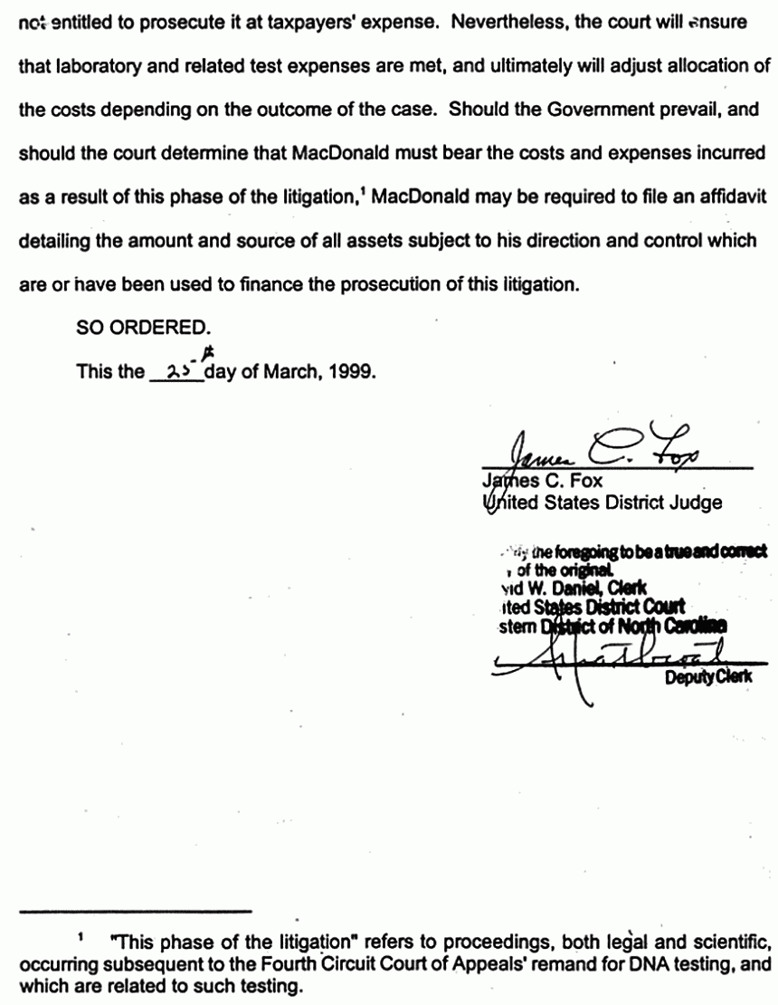 March 26, 1999: Order re: DNA Testing p. 4 of 4