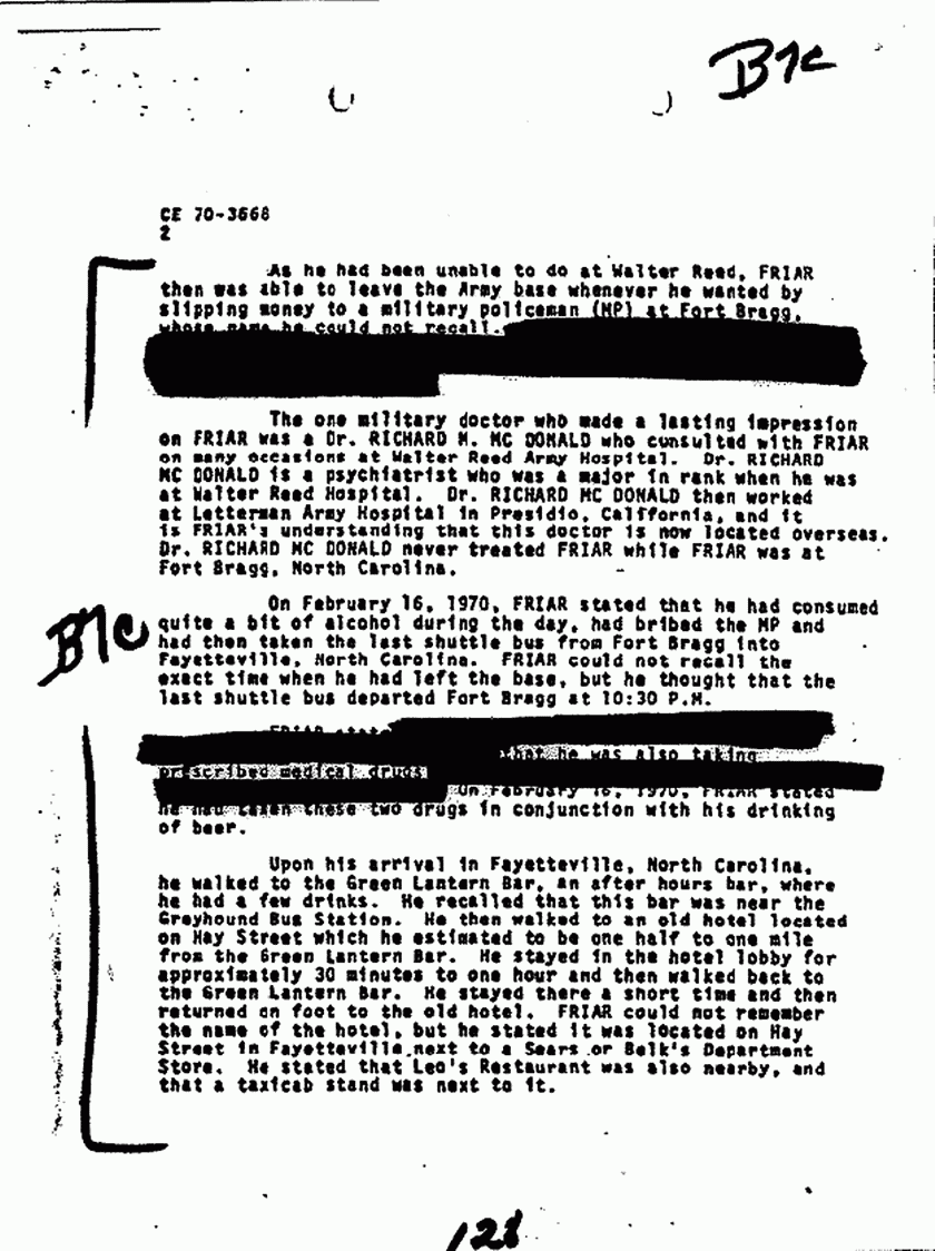 August 20, 1979: FBI File re: Investigative activity reported Aug. 17, 1979, re: James Earl Friar, p. 2 of 5