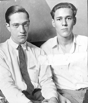 Nathan Leopold (left) and Richard Loeb